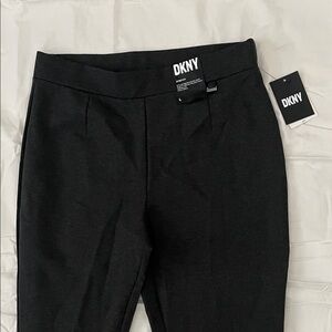 DKNY Charcoal Slim-Fit Pants “L” size. Pull-on. New.